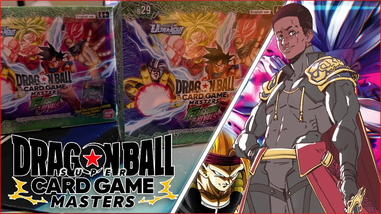 BT29 Fearsome Rivals Double Box Break | Dragon Ball Super Card Game Masters