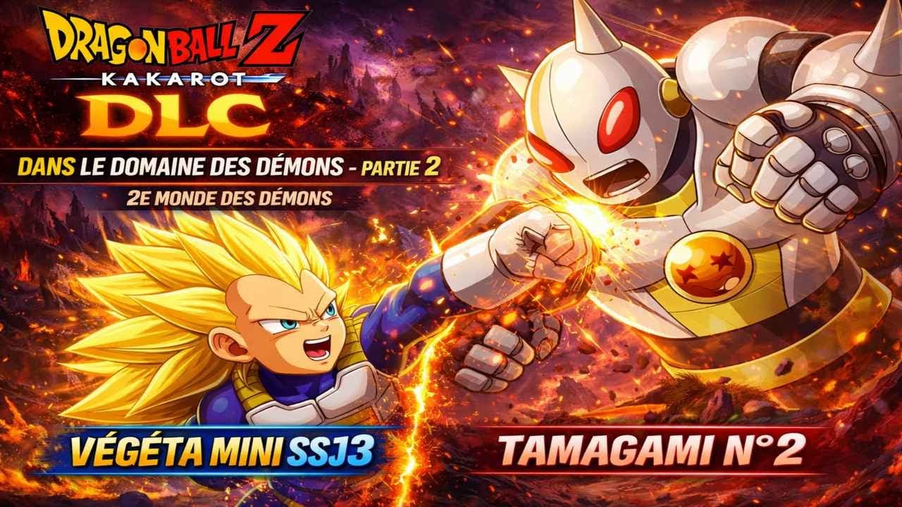 Végéta mini super saiyen 3 VS Tamagami  | DRAGON BALL Z: KAKAROT  DLC "Daima" partie 2