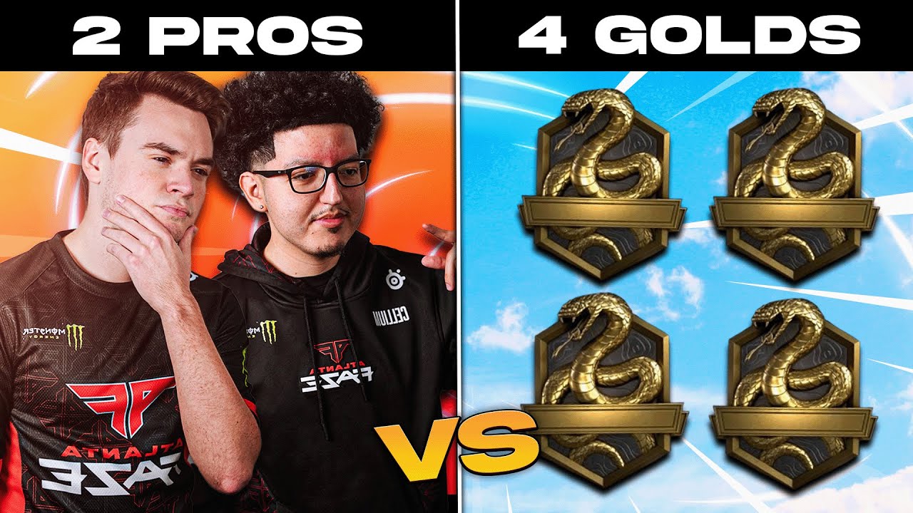 Can 2 Call of Duty Pros beat 4 GOLDS? | ATL FaZe