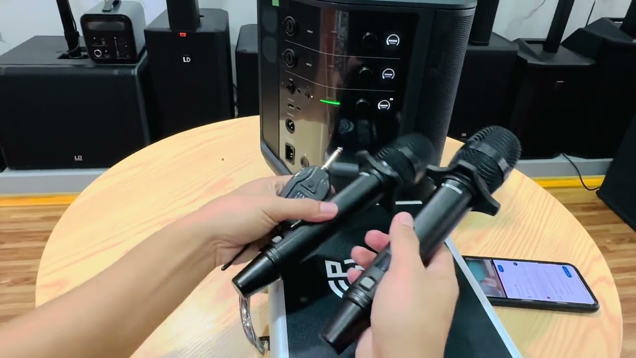 របៀបប្រេី Bose S1 Pro+ ជាមួយម៉ៃ L-7Pro 🎤🎤