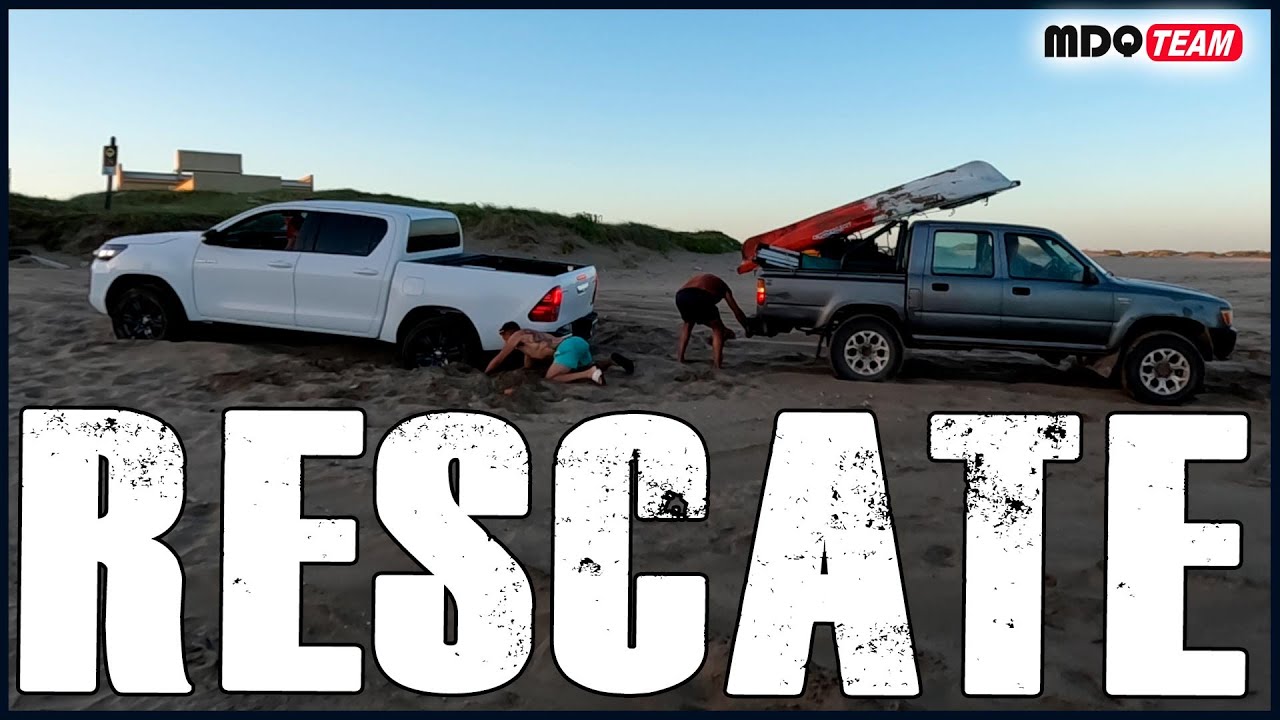 TECNICA SIMPLE PARA SACAR a ALGUIEN DE LA ARENA - RESCATE 4X4
