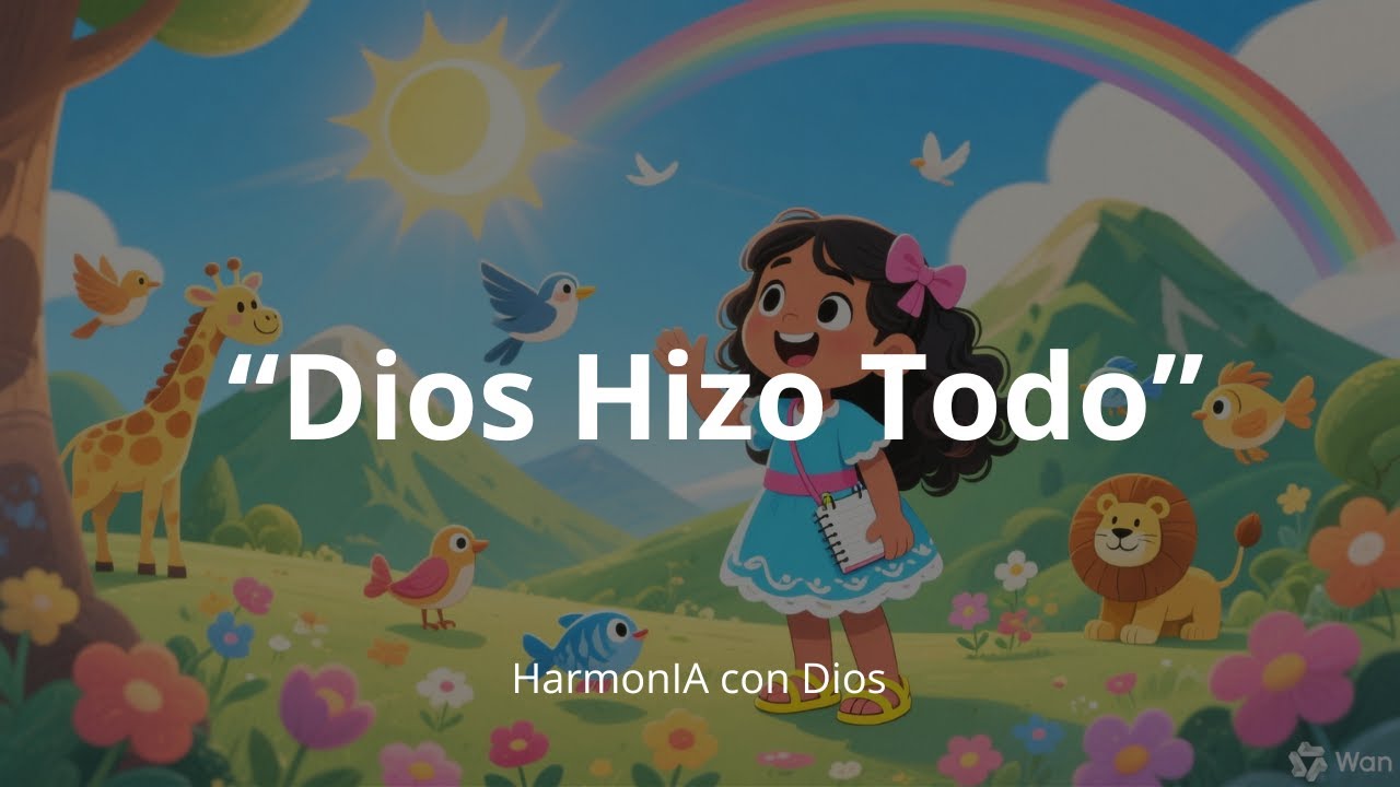 “Dios Hizo Todo 🌎 | Canción Infantil Cristiana sobre la Creación”