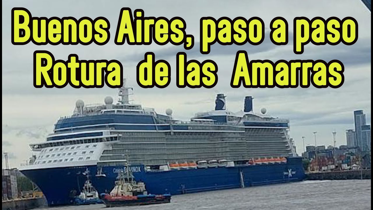 Paso a paso el corte de las amarras Crucero de Turismo en el Puerto de Buenos Aires, Los peligros