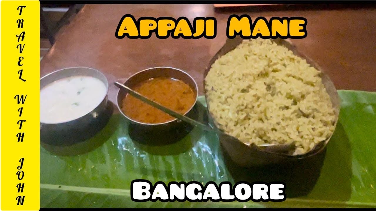 Appaji Mane  Naati style restaurant, Bangalore