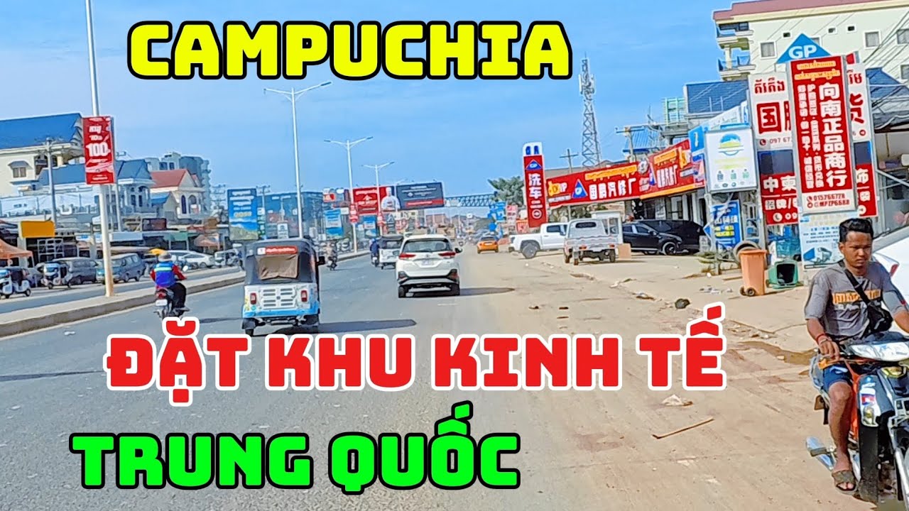 Cửa khẩu mộc bài .Campuchia Cửa khẩu Bavet. Đặt khu kinh tế Trung Quốc 