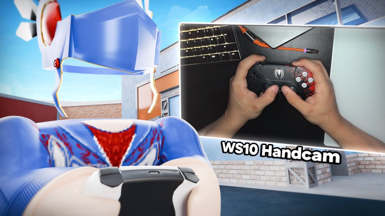 SWEATY MM2 TRYHARD PLAYS ON CONTROLLER!