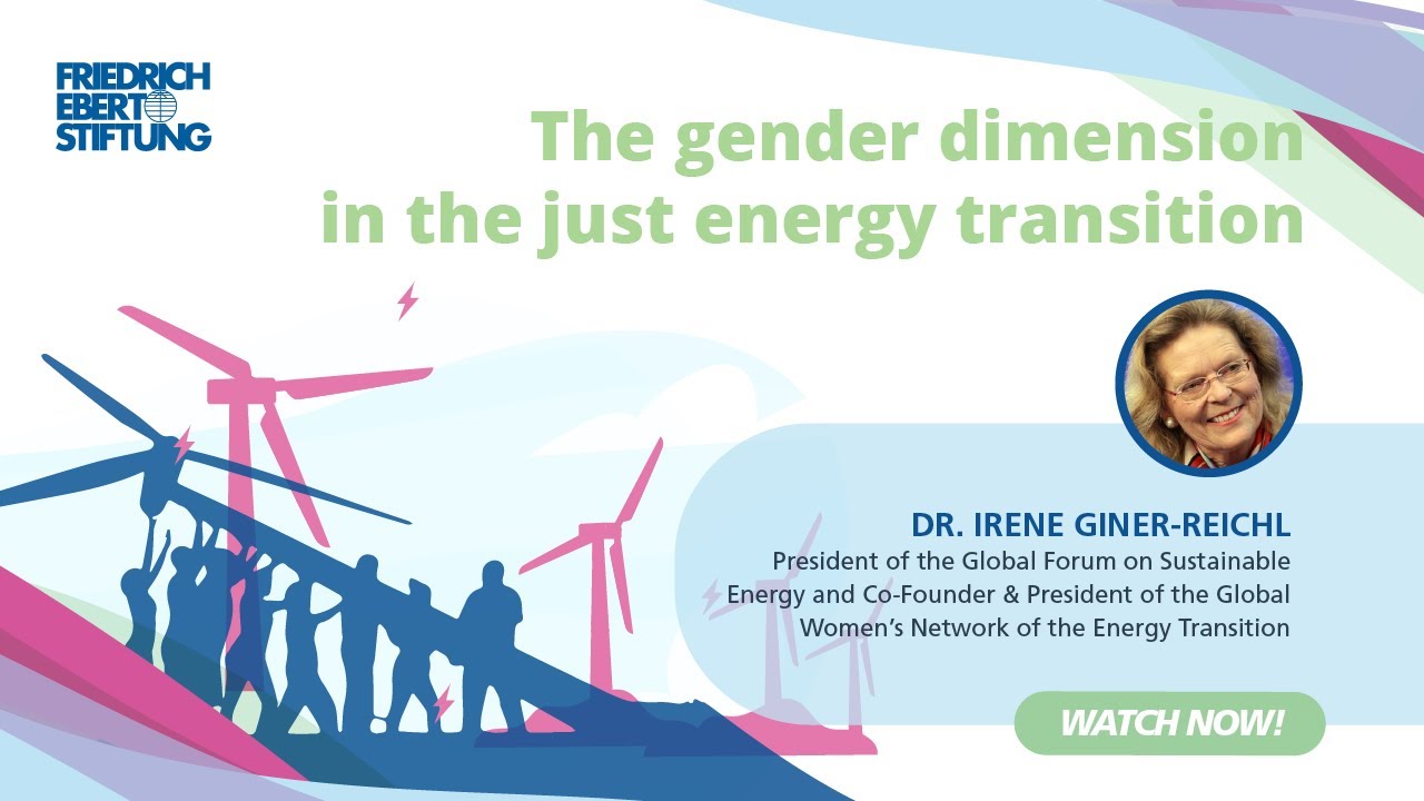 Gender and the just energy transition &ndash; Keynote by Dr. Irene Giner-Reichl