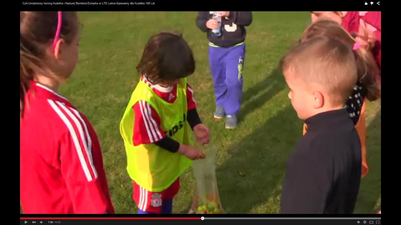 Cz4-Urodzinowy trening Kudełka i Nadusi( Bambini)-Eskadra vs LTS Leśna-Spiewamy dla Kudełka 100 Lat