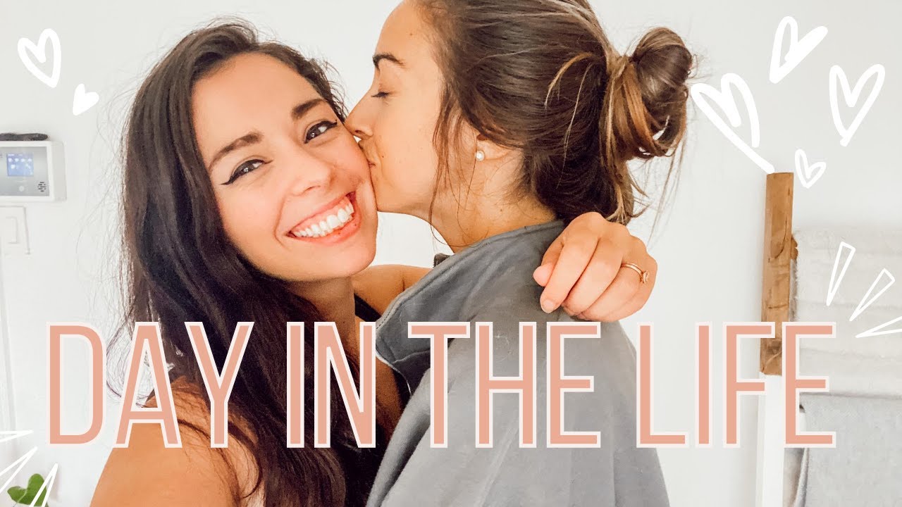 DAY IN THE LIFE working from home | lesbian couple | allie and sam
