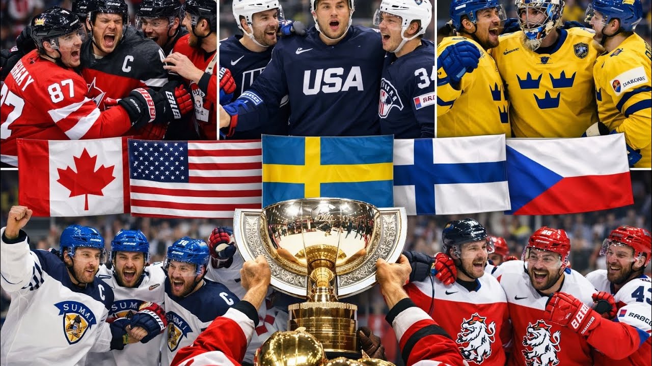 The 5 BEST Hockey Teams in the World 🇨🇦🇺🇸🇸🇪🇫🇮🇨🇿 | Ranked & Compared