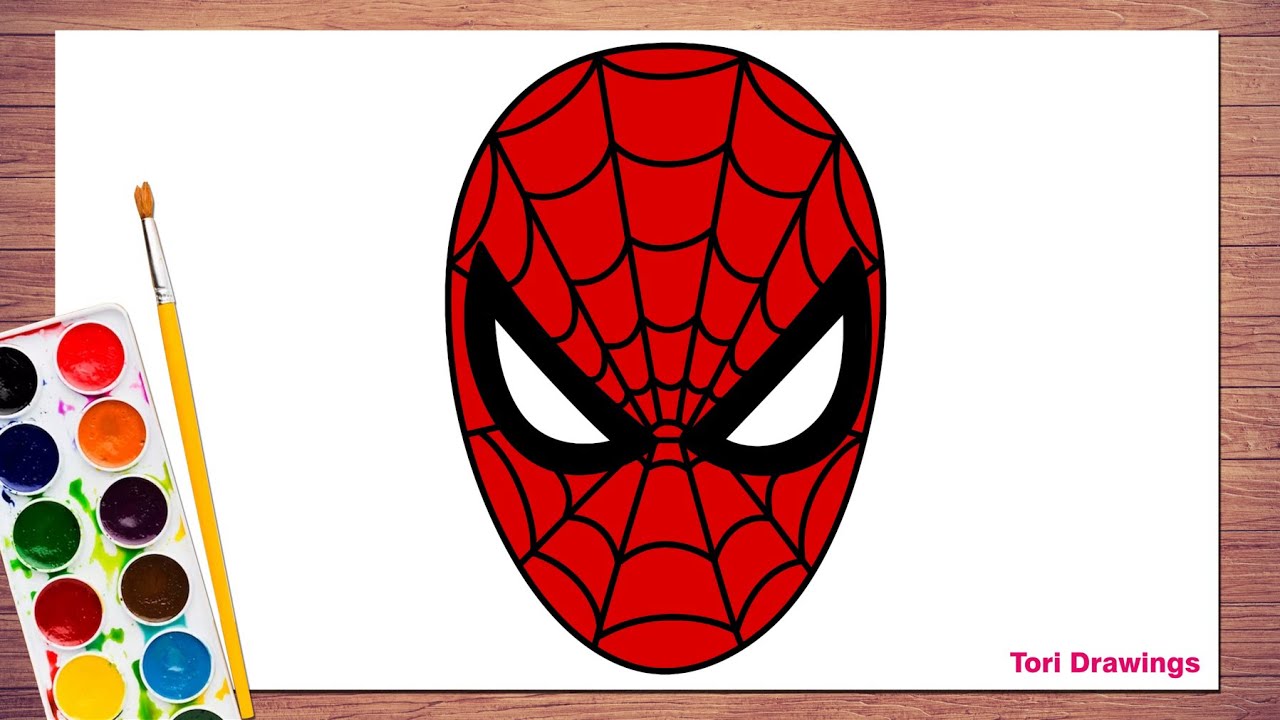 How to Draw Spider-Man | Spider-Man Drawing | Superhero Drawing for Kids