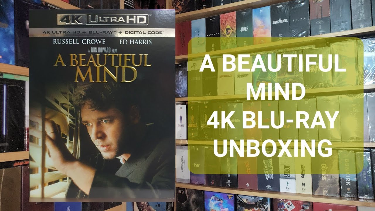 A BEAUTIFUL MIND 4K ULTRA HD BLU-RAY UNBOXING + MENU 