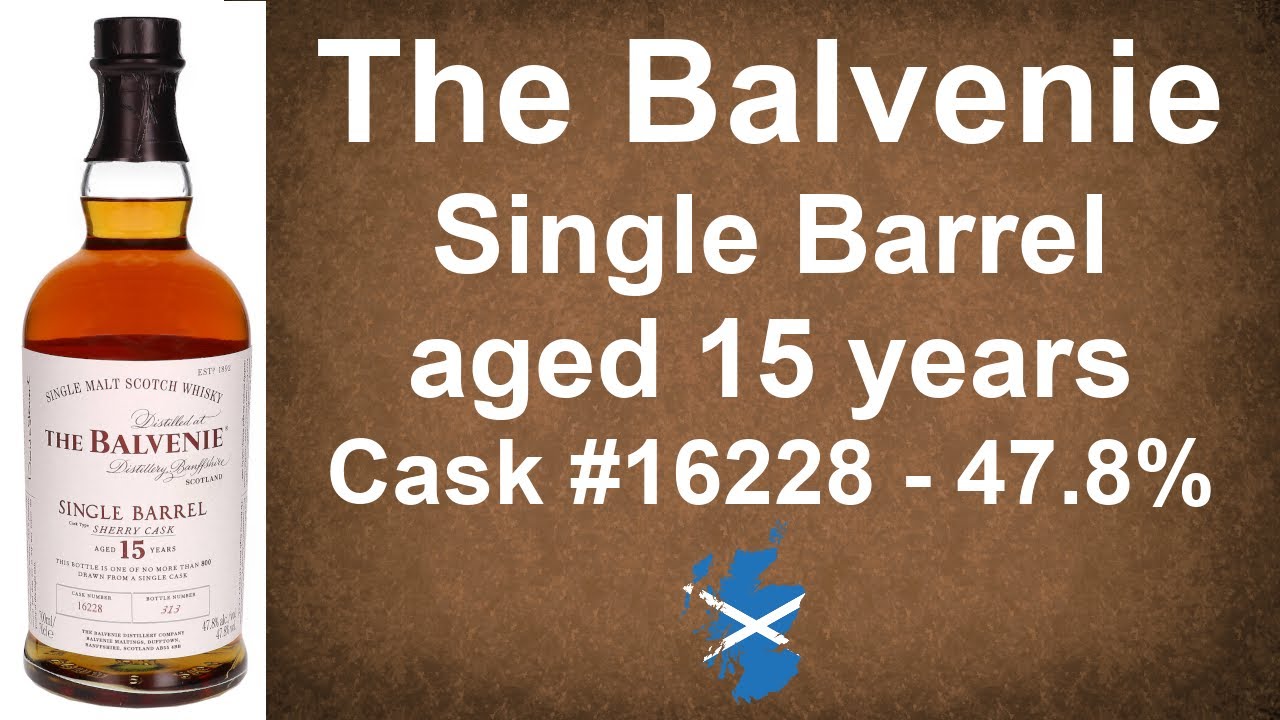 The Balvenie Single Barrel aged 15 years Sherry Cask #16228 Single Malt Scotch Review by WhiskyJason