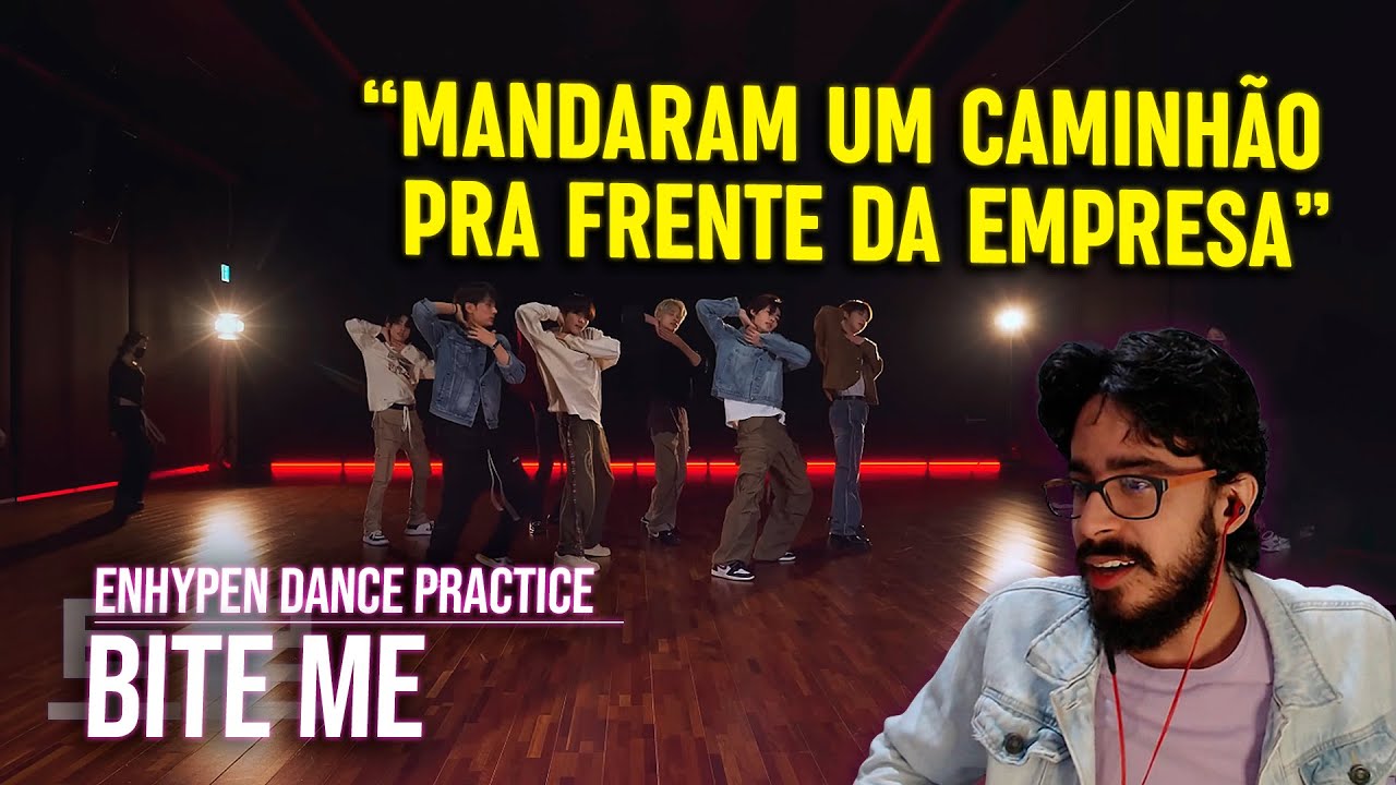 TOHR REAGINDO: ENHYPEN 'BITE ME' DANCE PRACTICE | Cortes do Tohr