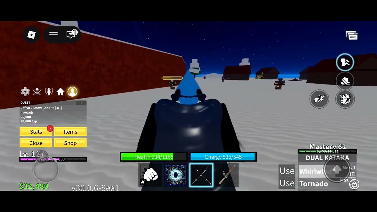 Grinding on blox fruits