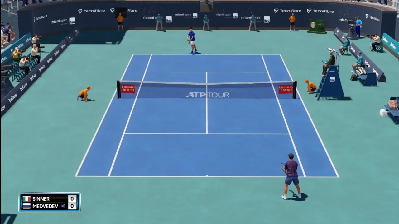 Jannik Sinner vs Daniil Medvedev | Miami 2033 - Final | AO Tennis 2 - PS4 Gameplay
