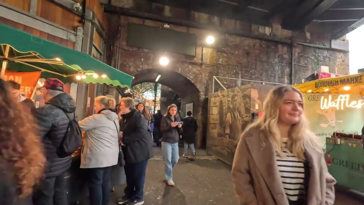 London Borough Market Saturday  Walk| Historic, Vibrance & Lights