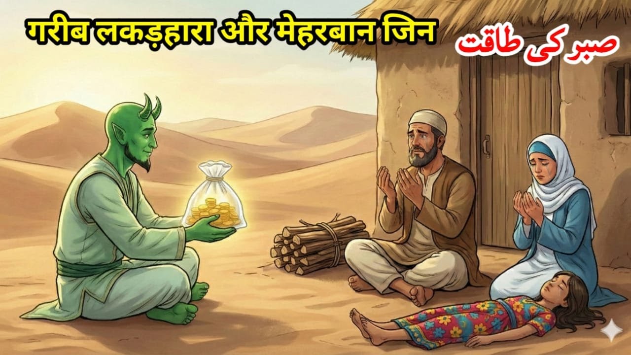 Grib lakadhara aur meherban jin #islamicvideo  #urdu kahani