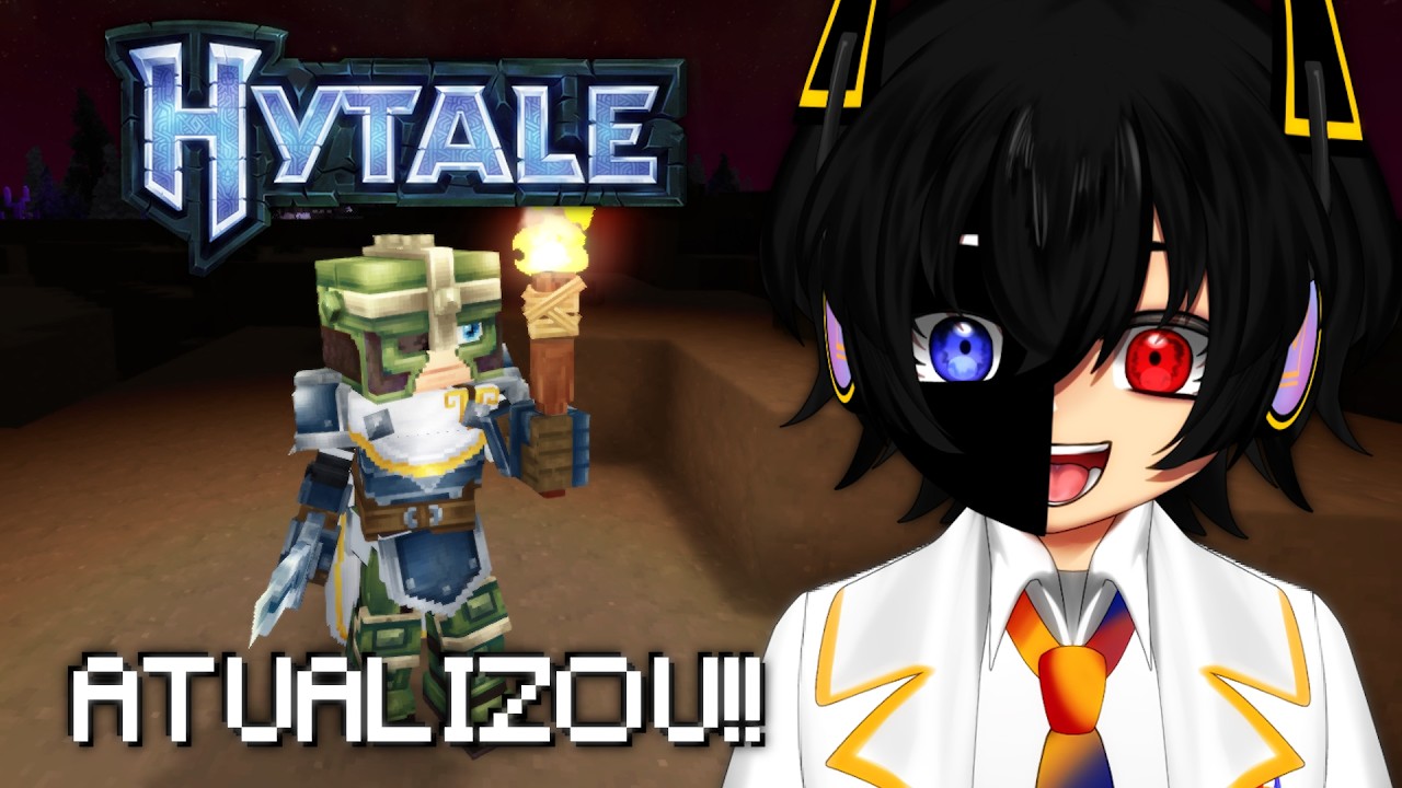 Vamos procurar um DRAGÃO na nova ATUALIZAÇÃO do HYTALE!!