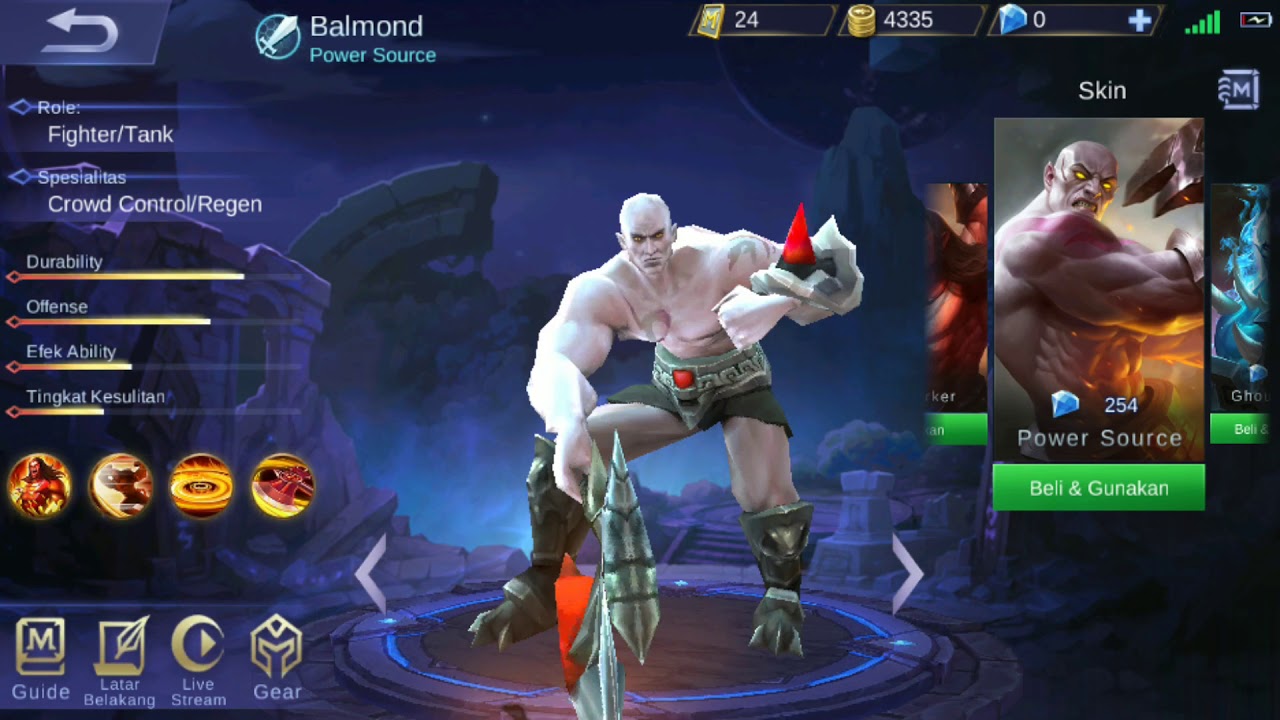 Balmond All Skin - Mobile Legend
