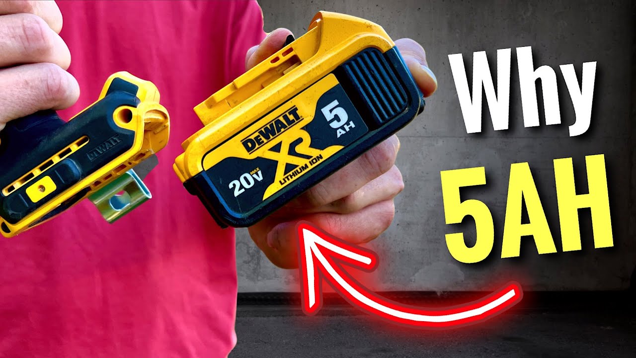 Почему аккумуляторы DeWalt 5Ah являются лучшим вариантом на 20 вольт?