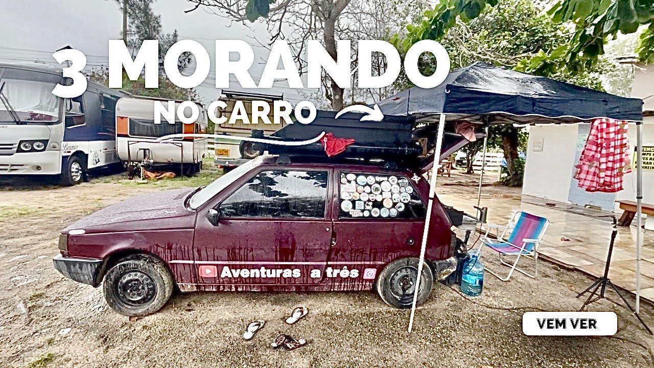 MOSTRANDO NOSSA ROTINA REAL VIVENDO NO CARRO EM FAMÍLIA #153 