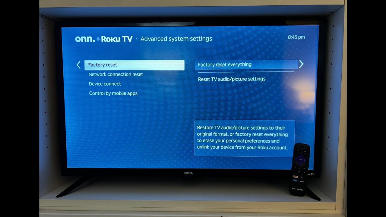 Roku TV Factory Reset- EASY DIY
