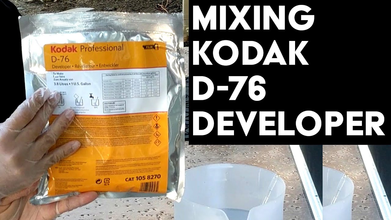 Mixing Kodak D-76 Developer (1 gallon from powder)