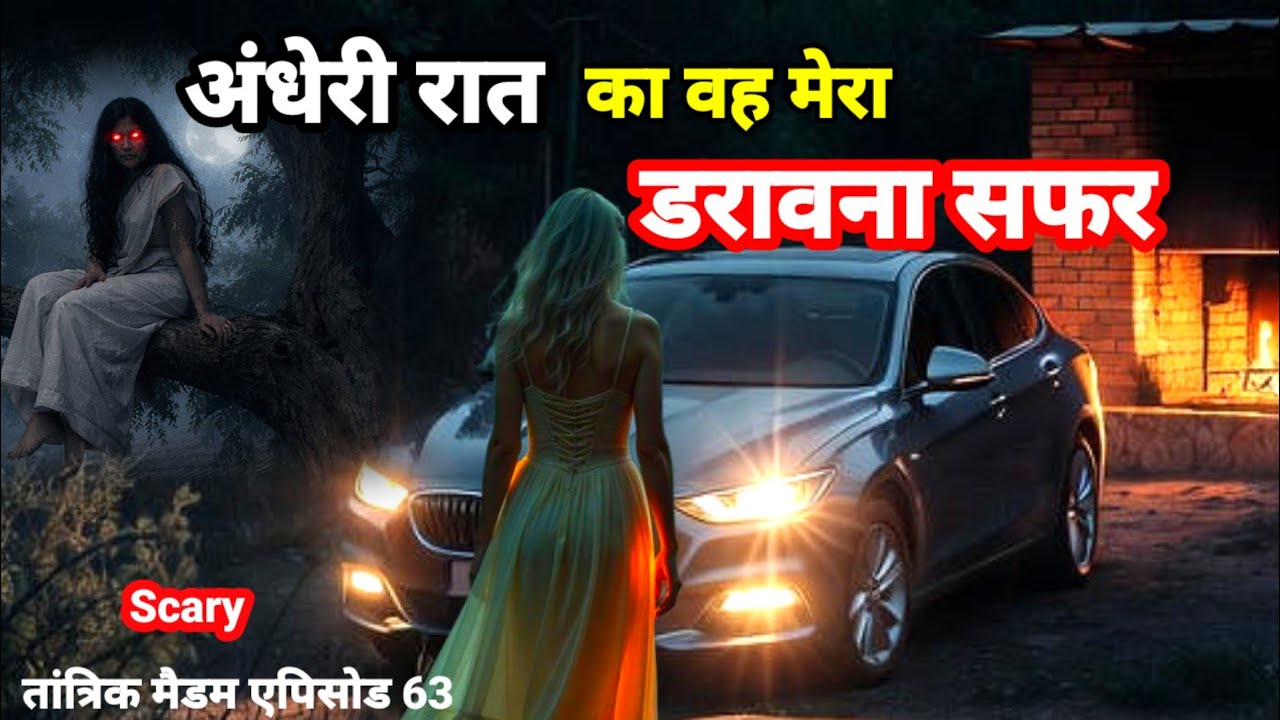 अंधेरी रात का वह डरावना सफर! Horror Story, #ghost #scary, Tantrik madam story 