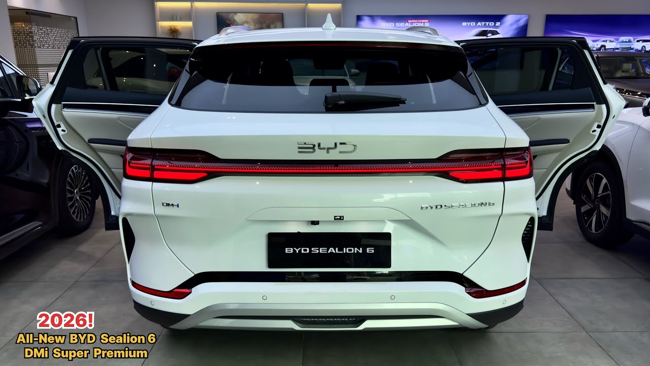 Nowość 2026! BYD Sealion 6 Super Premium: Nowa technologia Komfort wnętrza, spacer po zewnątrz
