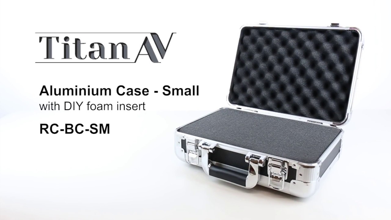 The Small Aluminium Utility Case from Titan AV