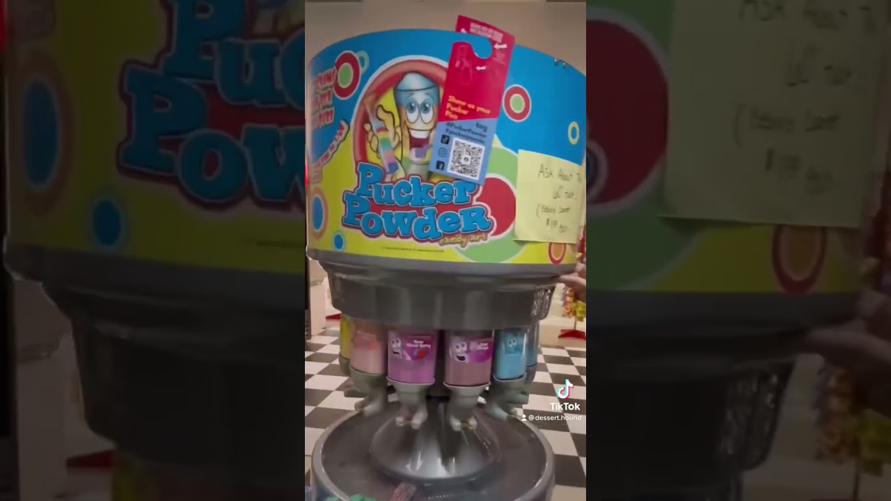 😱 @puckerpowder It&rsquo;s a GIANT PIXIE STIX ✨#reels #food #tiktok #shorts #dessert #dessert