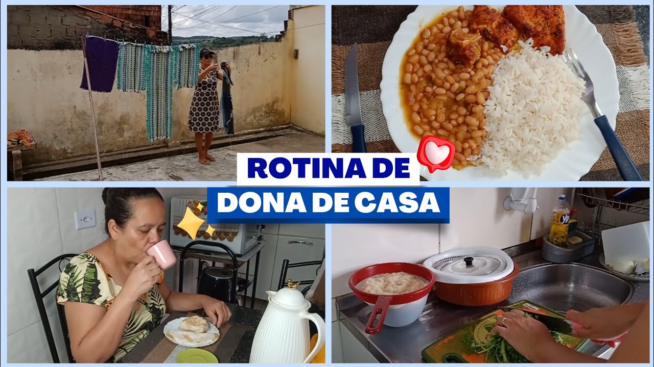 ROTINA DE UMA DONA DE CASA: MEU CAFÉ DA MANHÃ -  FIZ ALMOÇO E LAVEI ROUPAS 😍🥰