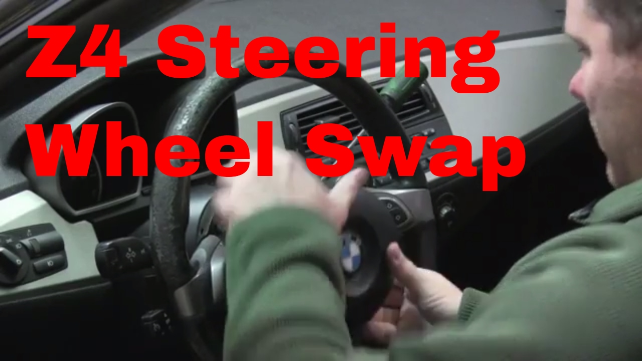 BMW Z4 Steering Wheel Removal and Install