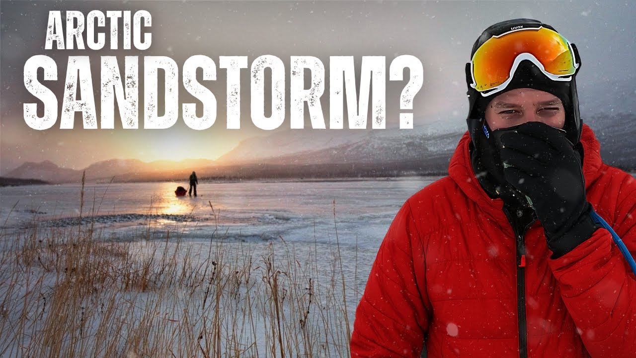 Battling with strange arctic conditions - Sarek Winter Crossing