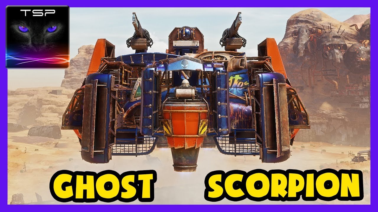 Crossout #519 ► GHOST SCORPION - 2x Railguns Hovercraft Clan Wars Build