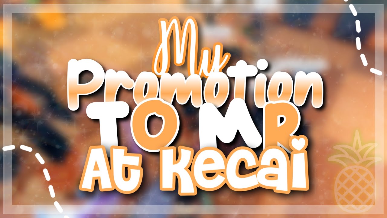 My promotion to Management Assistant at Kecai! | Roblox