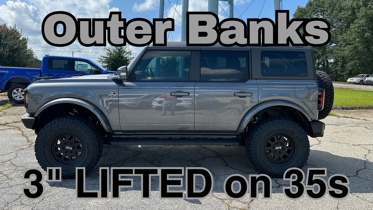 2023 Ford BRONCO APEX 3&rdquo; BDS Lifted on 35s-17&rdquo; Black Rhino Stadiums