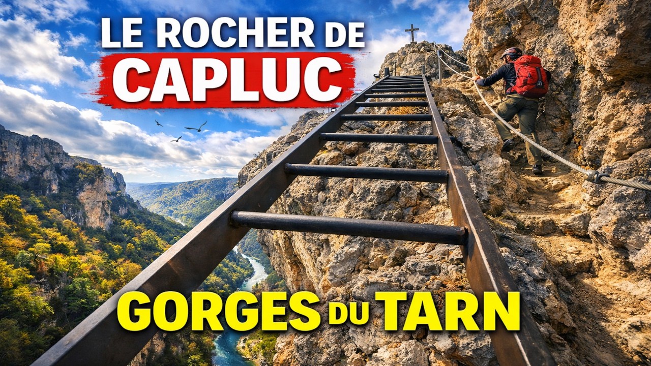 121 - Le rocher de Capluc - Gorges du Tarn