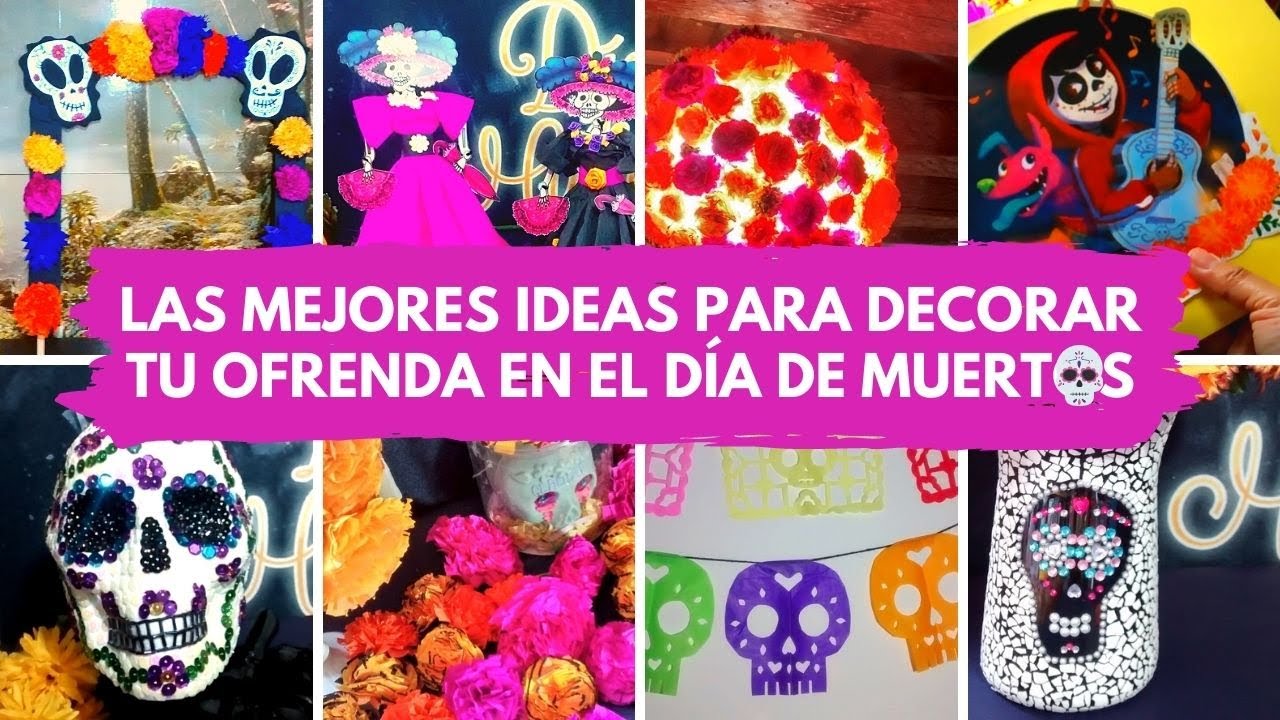 Las mejores Ideas para decorar tu Ofrenda el Día de Muertos #QuédateEnCasa #stayhome