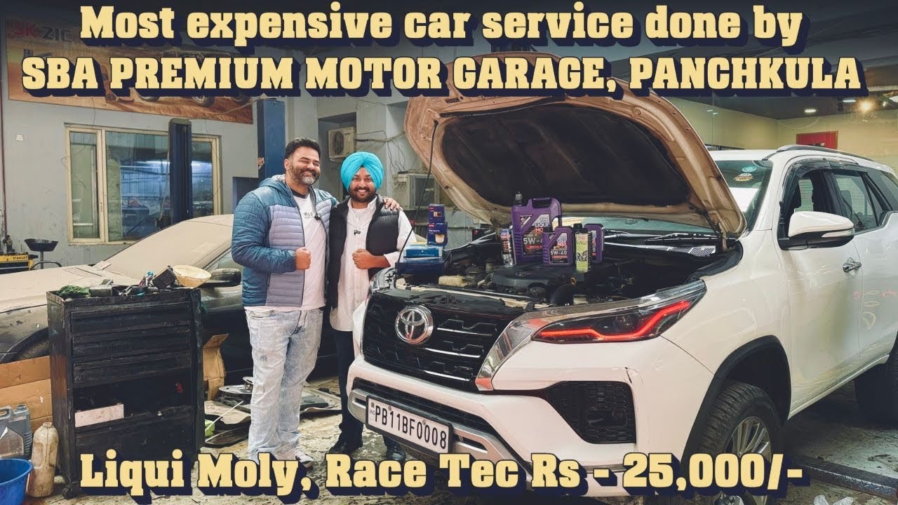 INDIA’s MOST EXPENSIVE CAR SERVICE | RS 25,000 | SBA PREMIUM MOTOR GARAGE