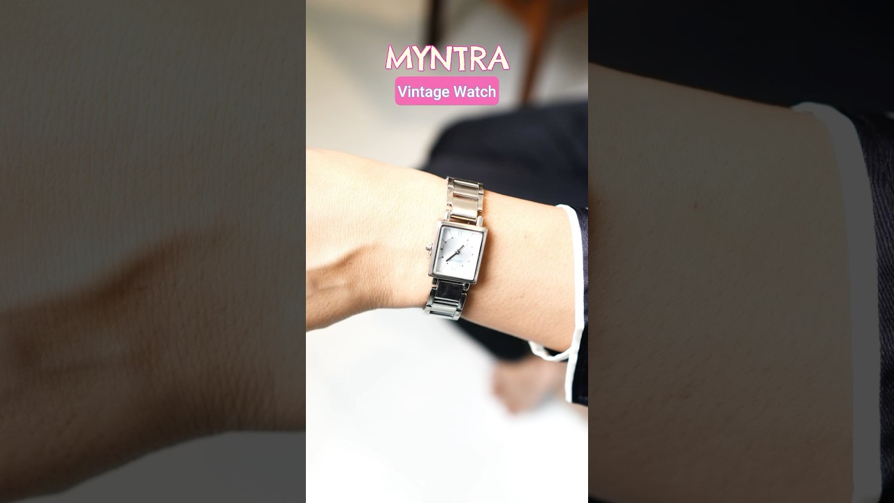 Pinteresty Vintage Watch for Women From Myntra Sale - women watch under 1000 #myntradiwalisale