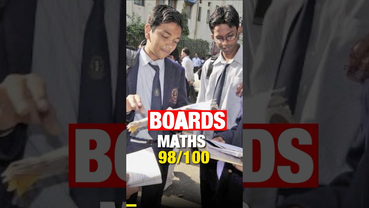 Board Exam 2027 Strategy to score 95% | Class 10 | Class 12 | Maths Strategy #shorts