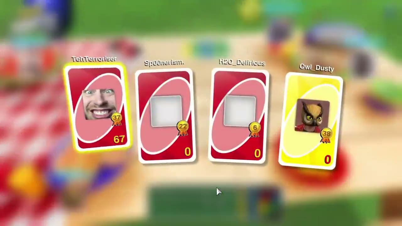 VanossGaming! Uno Funny Moments - Bullying Delirious In a New Game Mode
