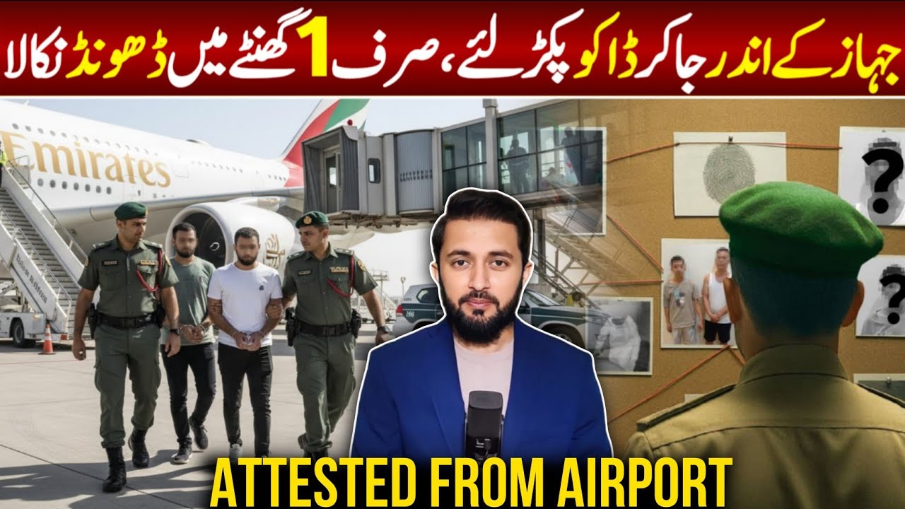 Another Inside at Dubai Airport Thief Trying to Escape - 6 Lakh Dirhams Recovered Just in 1 Hour