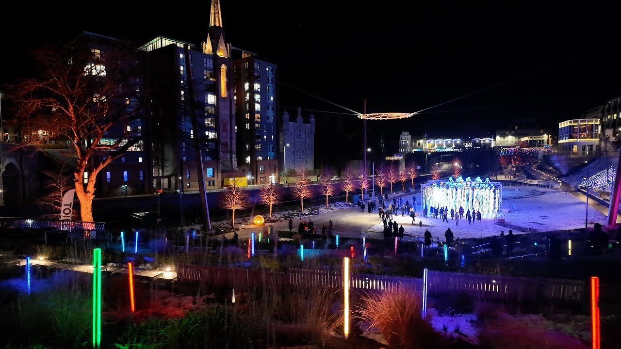 2024 SPECTRA Aberdeen - Festival of Light in Scotland with immersive walkthrough public art