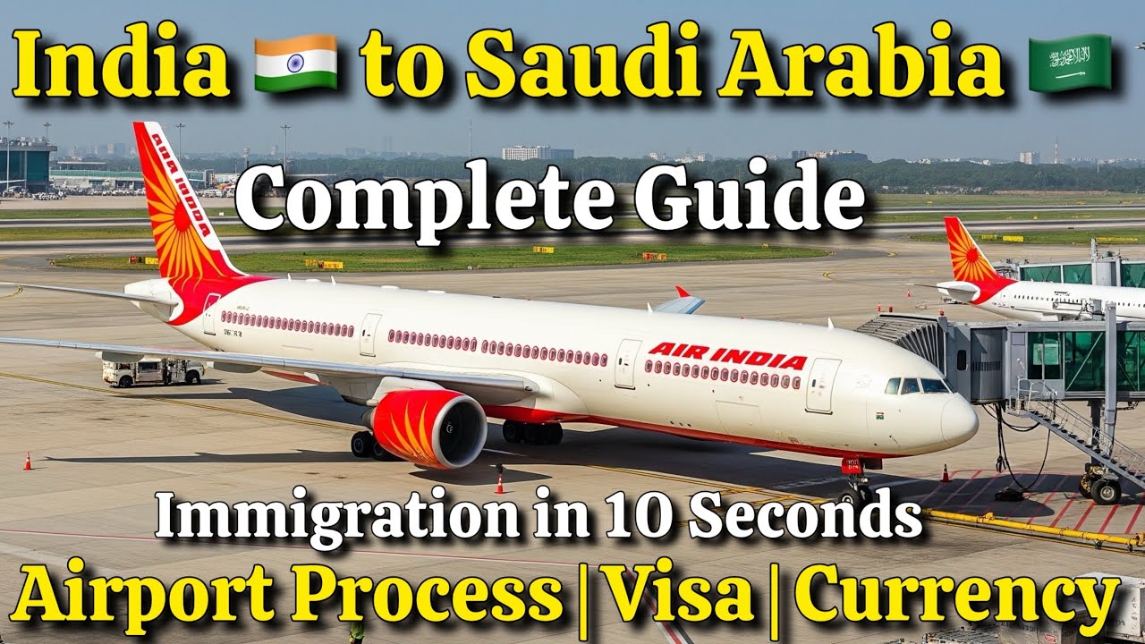 India to Saudi Arabia Travel Guide | Delhi to Riyadh Airindia Flight Complete Information