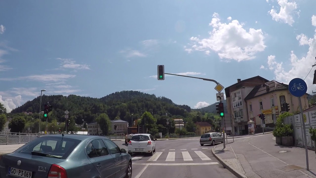 Slovenia Idrija City center, Gopro / Slovénie Idrija Centre, Gopro