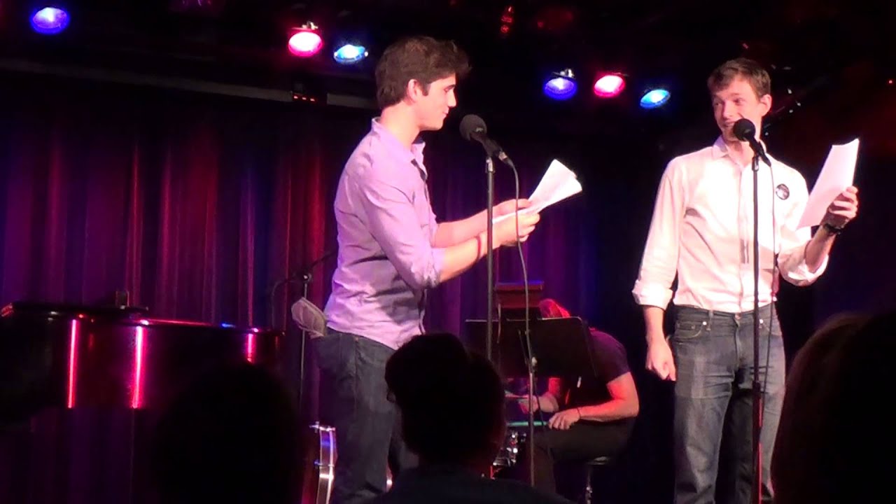 Adam Kaplan and Mike Faist performing 
