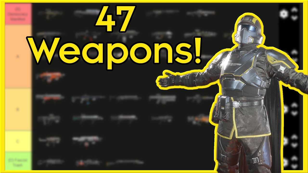 Ranking Every Primary Weapon in Helldivers 2 (Again)